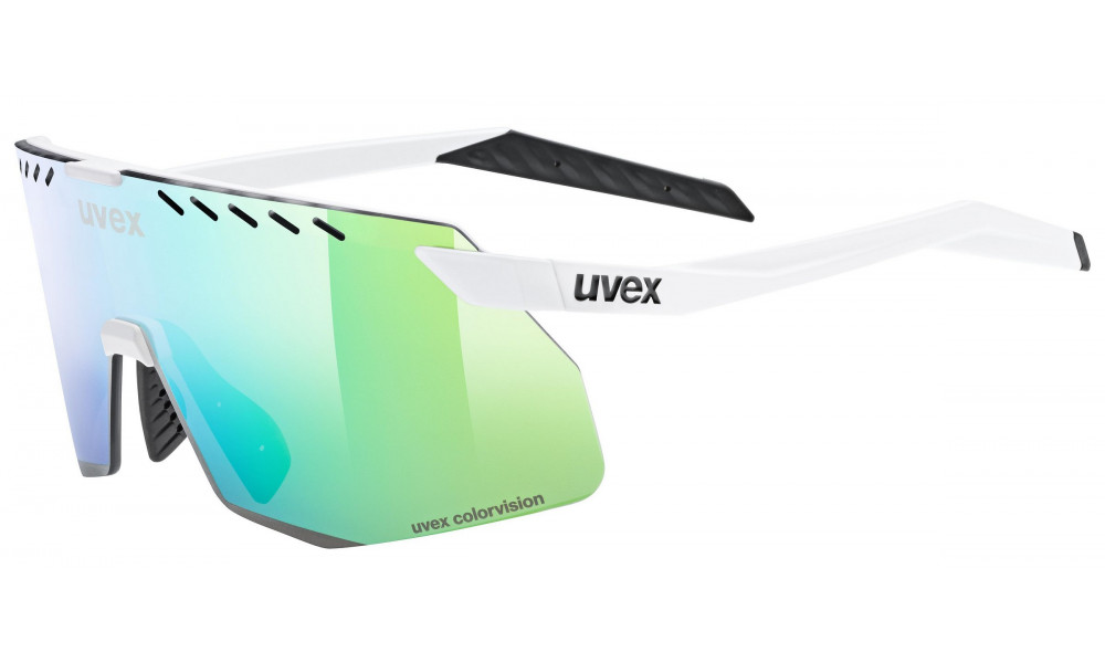 Brilles Uvex pace stage S CV white matt / glossy green - 1