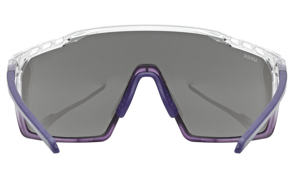 Brilles Uvex mtn perform clear-met purple / mirror silver - 4
