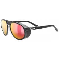 Brilles Uvex mtn classic pure black matt / mirror red