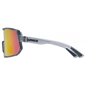 Brilles Uvex sportstyle 235 smoke transparent / mirror red