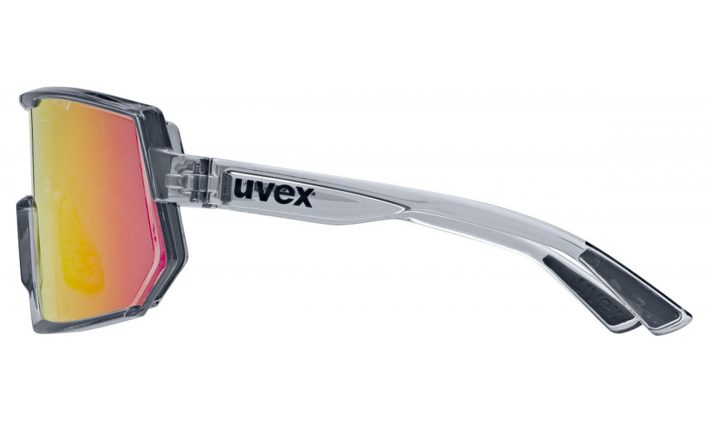 Brilles Uvex sportstyle 235 smoke transparent / mirror red - 2