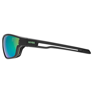 Brilles Uvex sportstyle 806 black matt / mirror green