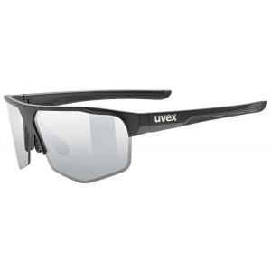 Brilles Uvex axos set black matt / mirror silver