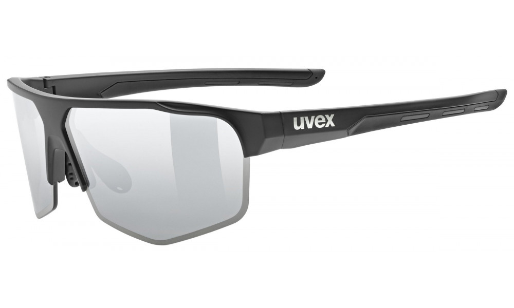 Brilles Uvex axos set black matt / mirror silver - 1