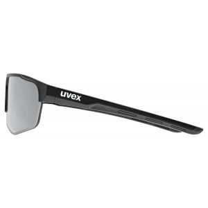 Brilles Uvex axos set black matt / mirror silver