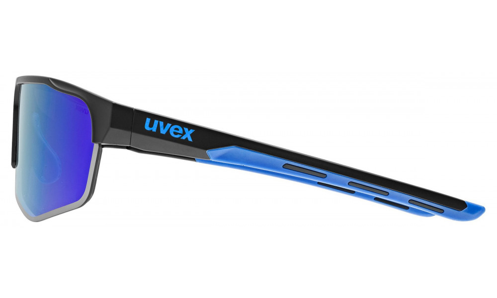 Brilles Uvex axos set black mat / mirror blue - 2