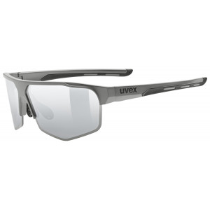 Brilles Uvex axos set grey matt / mirror silver