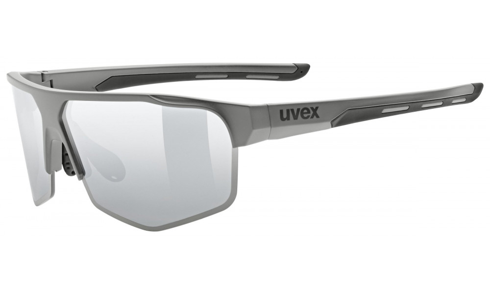 Brilles Uvex axos set grey matt / mirror silver - 1