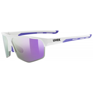 Brilles Uvex axos set white matt / mirror purple