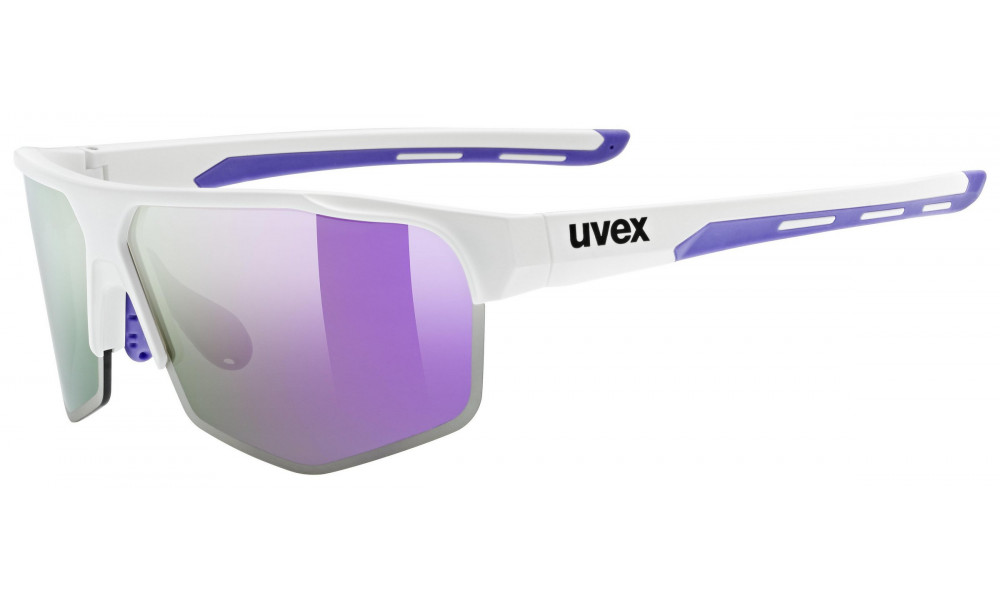 Brilles Uvex axos set white matt / mirror purple - 1