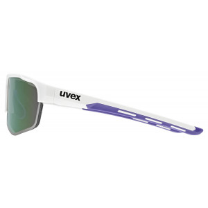 Brilles Uvex axos set white matt / mirror purple