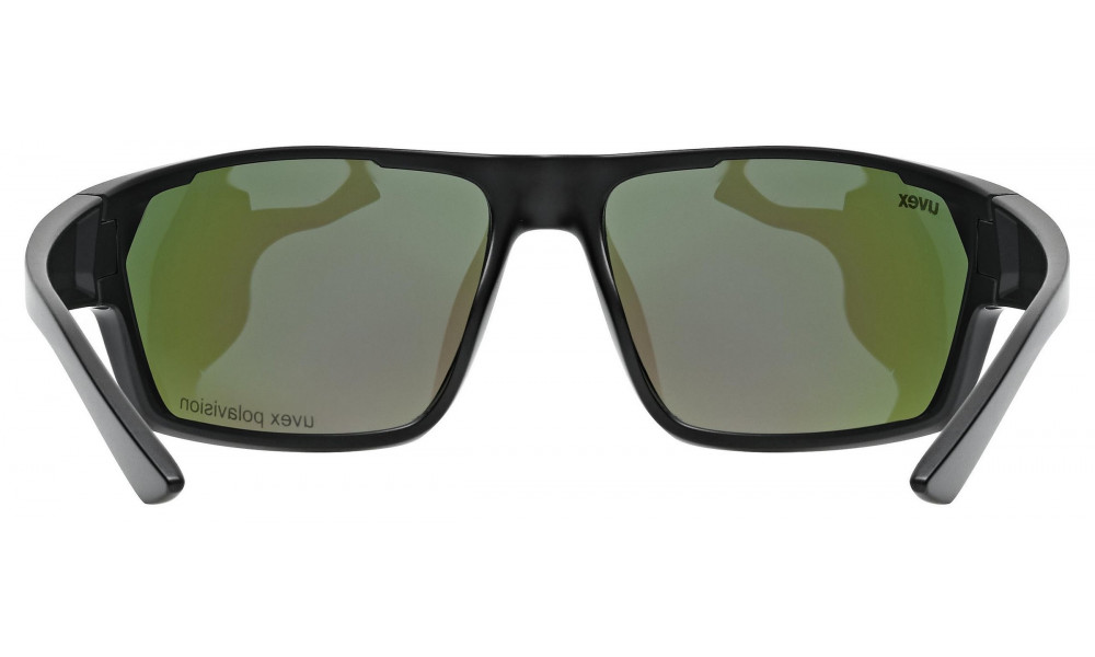 Brilles Uvex sportstyle 233 P black mat / mirror green - 4