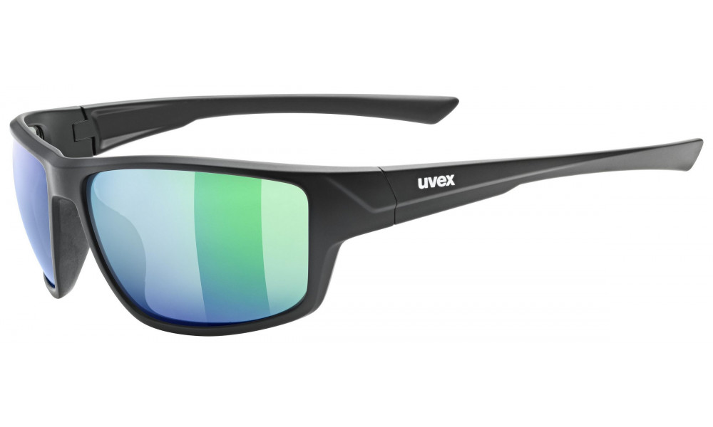 Brilles Uvex sportstyle 230 black mat / mirror green - 1