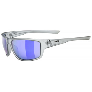 Brilles Uvex sportstyle 230 smoke transparent / mirror blue