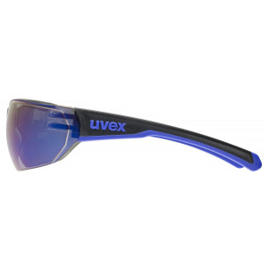 Brilles Uvex equate black-blue matt / mirror blue