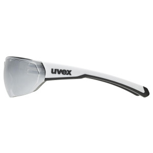 Brilles Uvex equate white matt / mirror silver