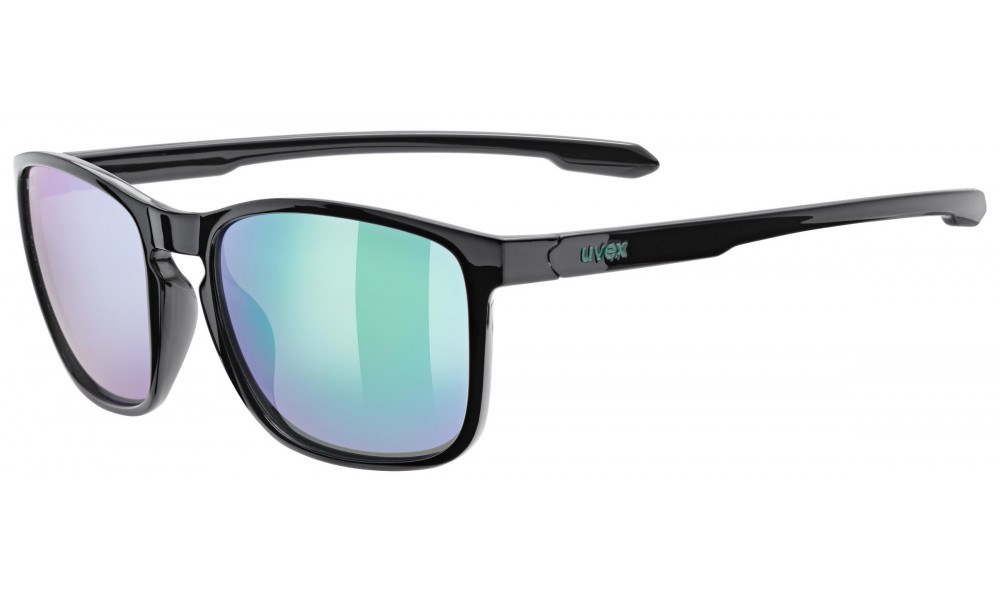 Brilles Uvex LGL 52 black / mirror green - 1