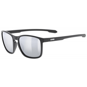 Brilles Uvex LGL 52 black matt / mirror silver