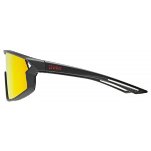 Brilles Uvex skyrise jr. black matt / mirror red