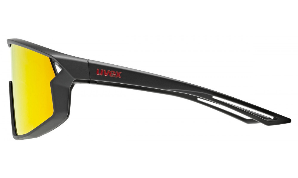 Brilles Uvex skyrise jr. black matt / mirror red - 2