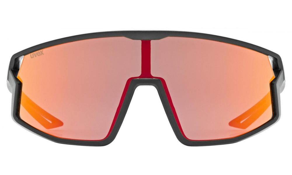 Brilles Uvex skyrise jr. black matt / mirror red - 3