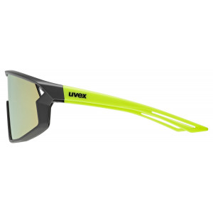 Brilles Uvex skyrise jr. black-yellow matt / mirror yellow