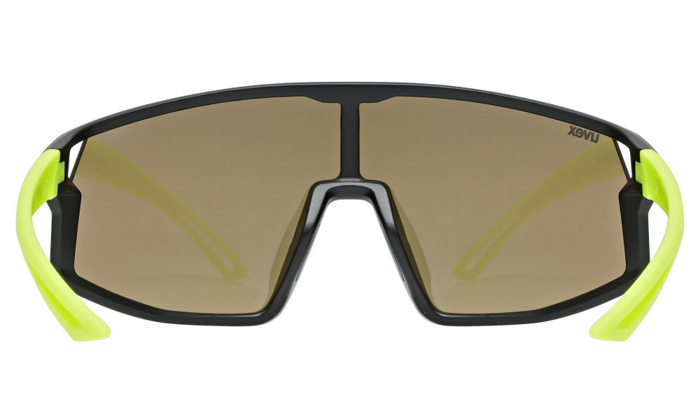 Brilles Uvex skyrise jr. black-yellow matt / mirror yellow - 4