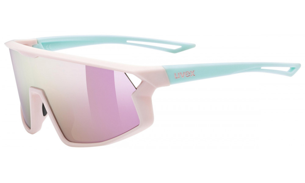 Brilles Uvex skyrise jr. pink-green matt / mirror pink - 1