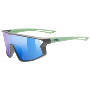 Brilles Uvex skyrise jr. grey-green matt / mirror blue