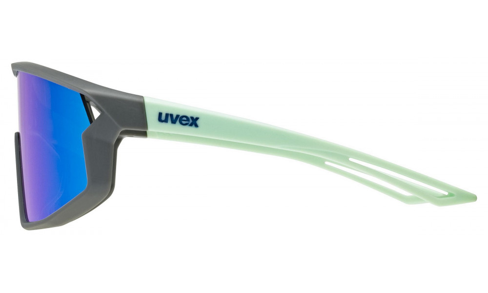 Brilles Uvex skyrise jr. grey-green matt / mirror blue - 2