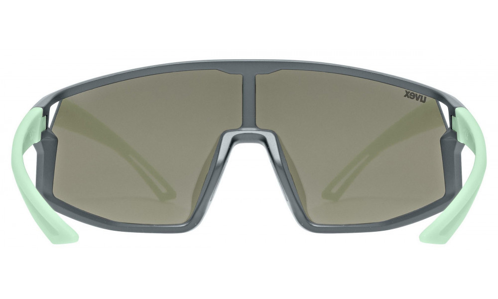 Brilles Uvex skyrise jr. grey-green matt / mirror blue - 4