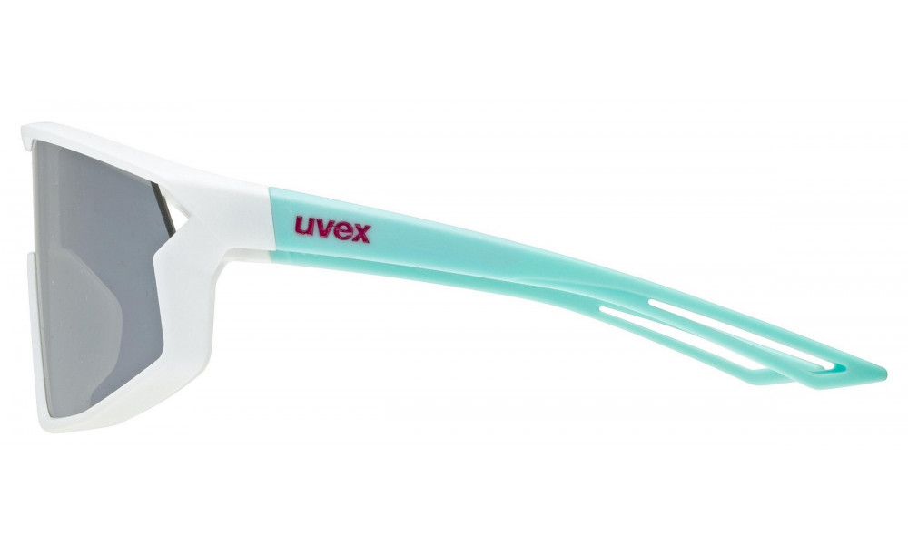 Brilles Uvex skyrise jr. white-green matt / mirror silver - 2