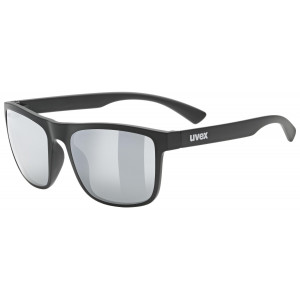 Brilles Uvex rookie black matt / mirror silver