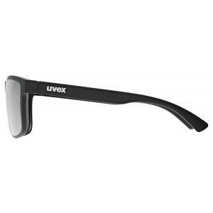 Brilles Uvex rookie black matt / mirror silver