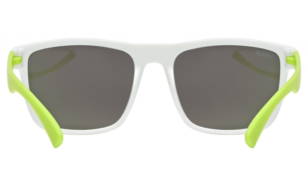 Brilles Uvex rookie white-lime mat / mirror green - 4