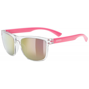 Brilles Uvex rookie clear-pink / mirror pink