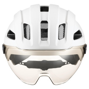 Ķivere Uvex stride visor white matt