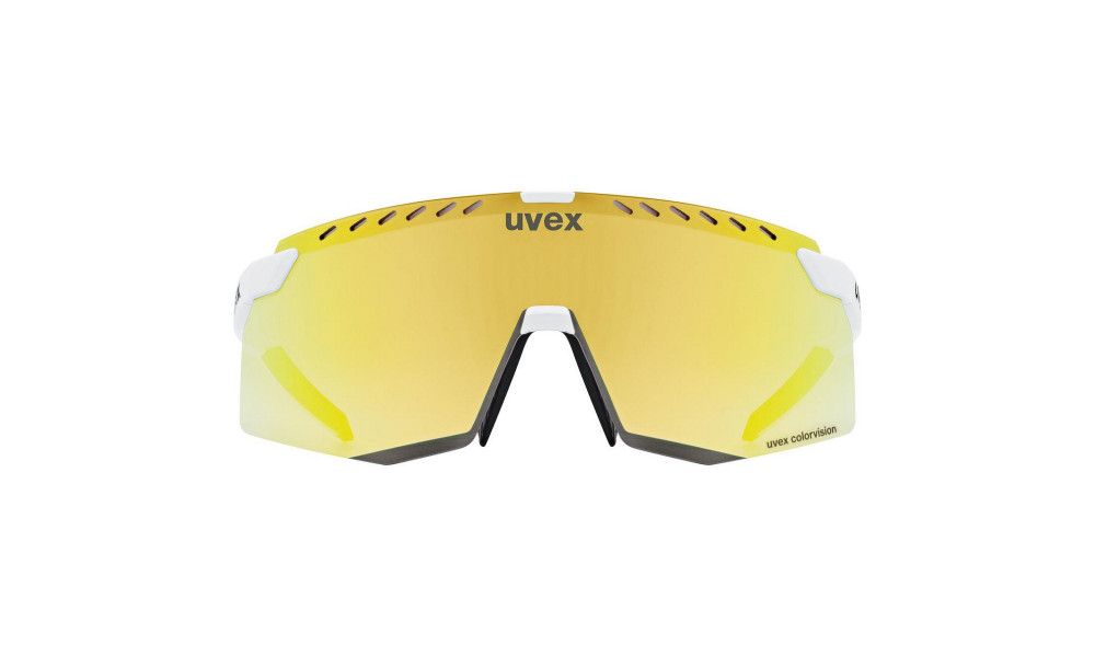 Brilles Uvex pace stage S CV white matt / mirror yellow - 3