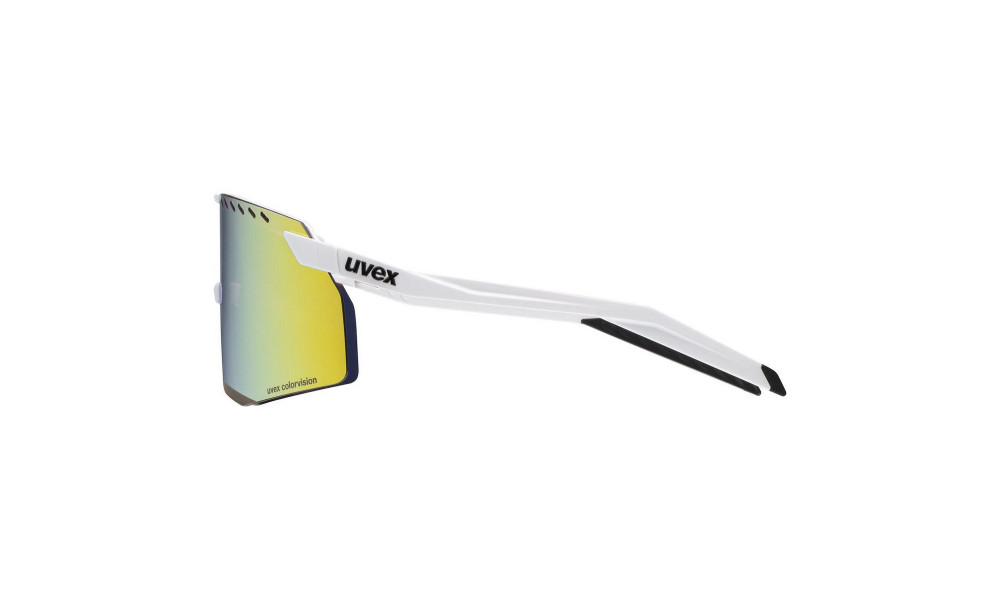 Brilles Uvex pace stage S CV white matt / mirror yellow - 4