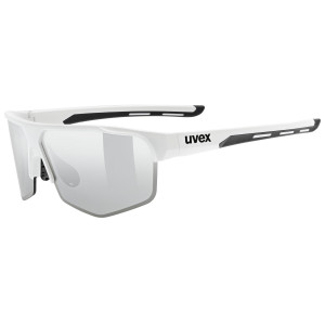 Brilles Uvex axos set white matt / mirror silver