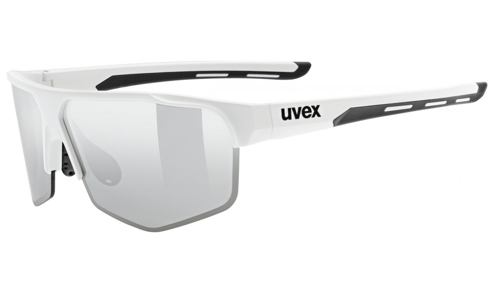 Brilles Uvex axos set white matt / mirror silver - 1