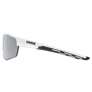 Brilles Uvex axos set white matt / mirror silver