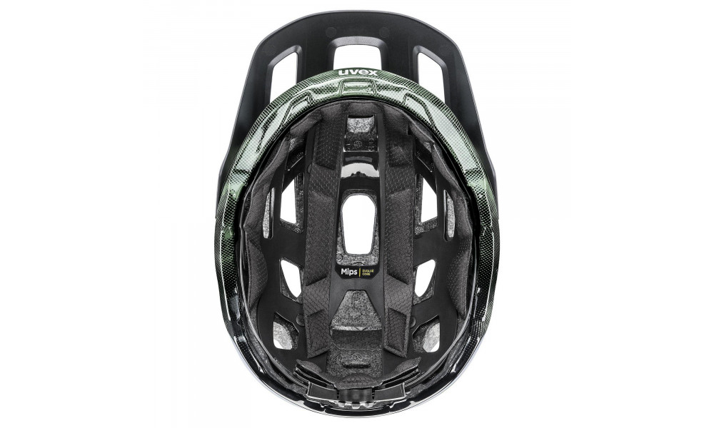 Ķivere Uvex react MIPS moss green-black matt - 4