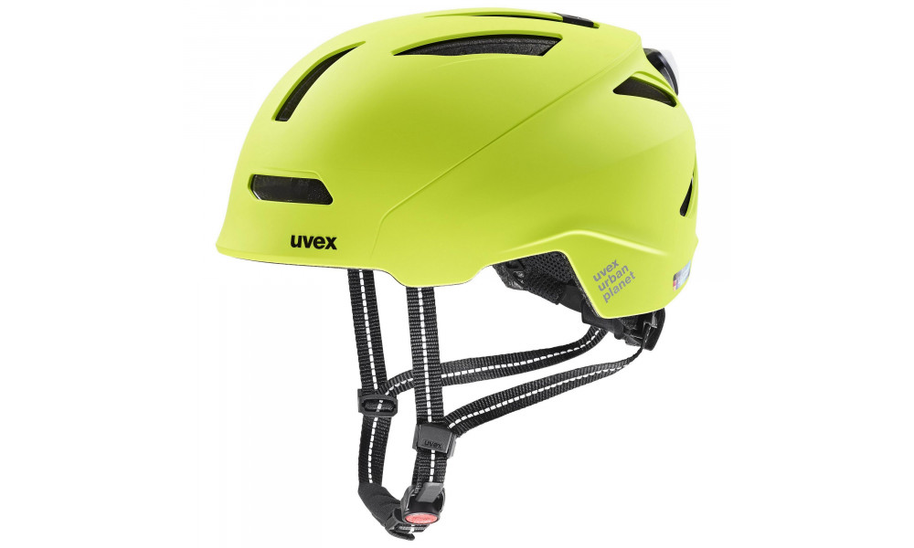 Ķivere Uvex urban planet LED lime matt - 4