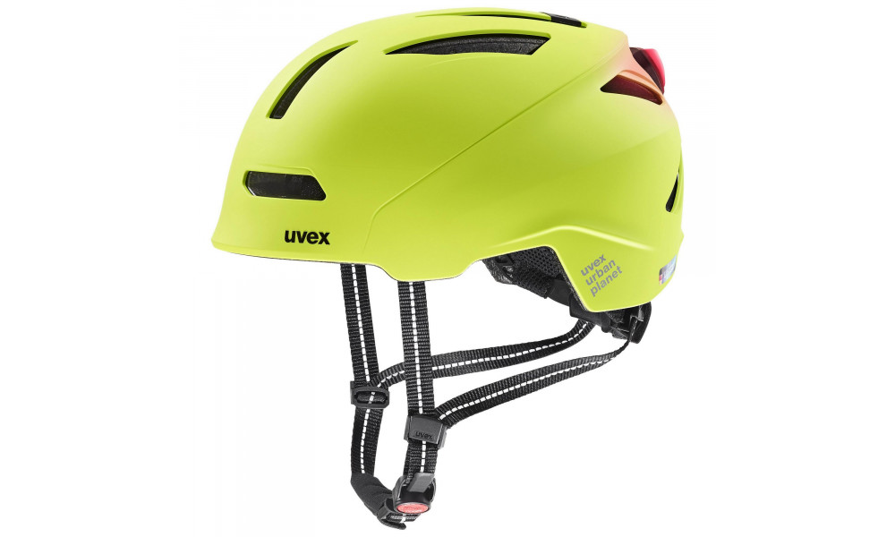 Ķivere Uvex urban planet LED lime matt - 8