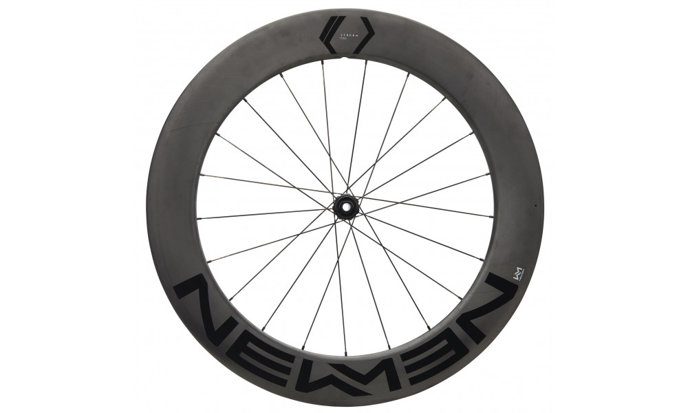 Priekšējais ritenis NEWMEN Streem Carbon TT.80 622 21H Road SP C-Lock 12x100 