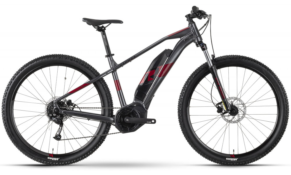 Elektriskais velosipēds Raymon HardRay E 3.0 29" anthracite-red - 3