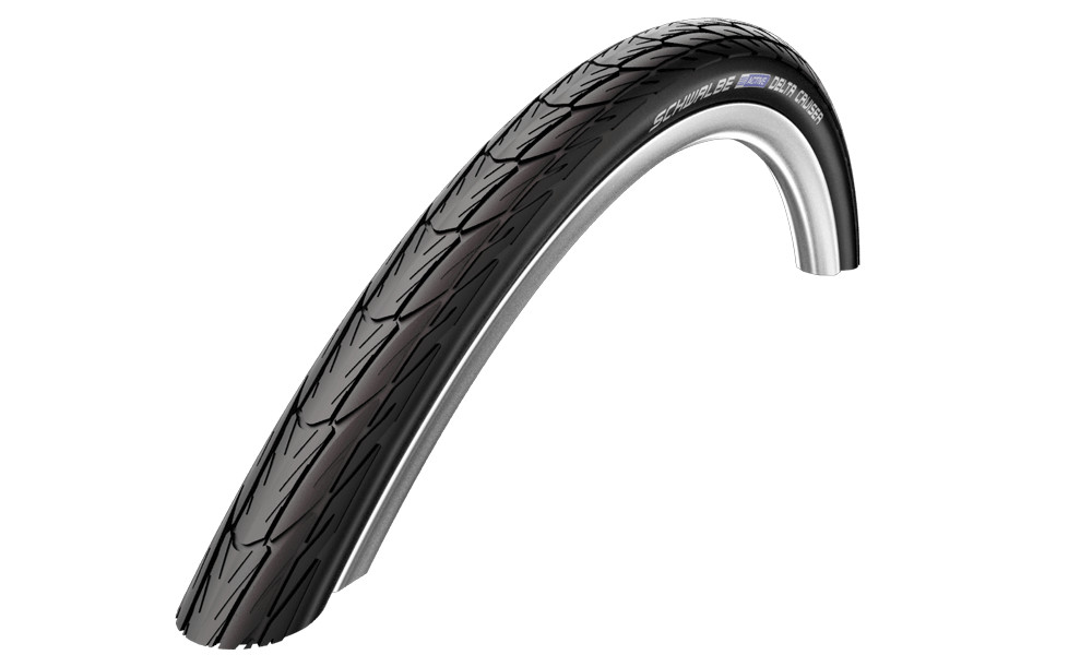 Riepa 26" Schwalbe Delta Cruiser HS 431, Active Wired 37-590 Black 