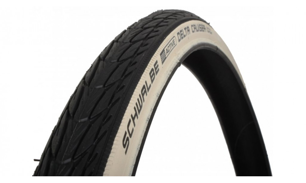 Riepa 26" Schwalbe Delta Cruiser HS 431, Active Wired 37-590 Whitewall 