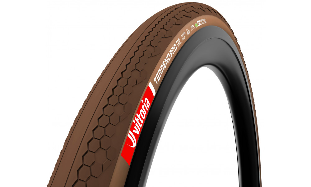 Riepa 28" Vittoria Terreno Pro T10 Hardpack TLR Fold 700x45c / 45-622 natural 